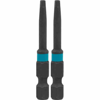 MAKITA A-96693 ImpactX™ #1 Square Recess 2″ Power Bit, 2/pk