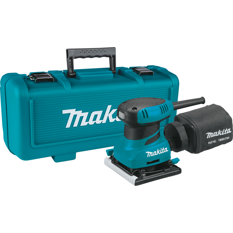 MAKITA BO4556K 1/4 Sheet Finishing Sander, with Tool Case