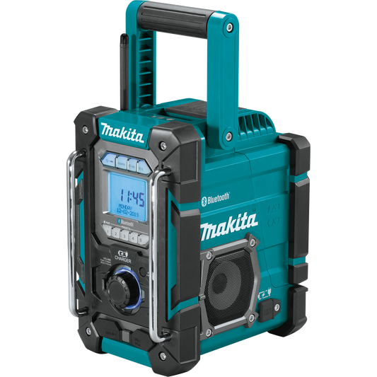 MAKITA XRM10 18V LXT® / 12V max CXT® Lithium‑Ion Cordless/Corded Bluetooth® Job Site Charger / Radio, Tool Only