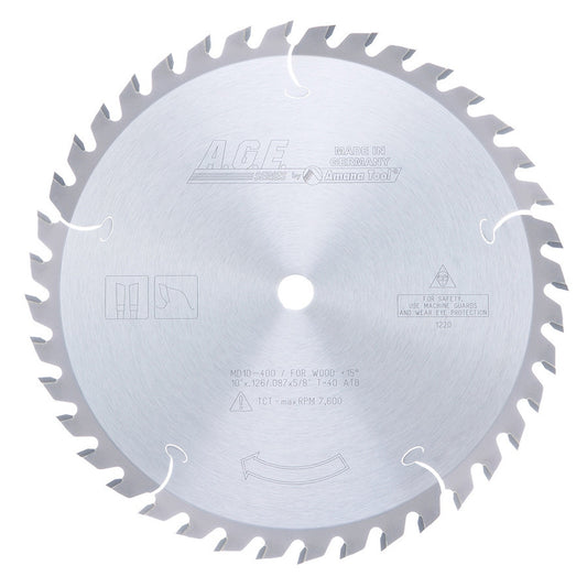 A.G.E MD10-400C 10" GENERAL-PURPOSE BLADE B=5/8" 40T ATB