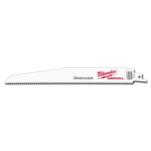 MILWAUKEE 48-00-8706 9" WRECKER SAWZALL BLADE 8TPI - 25PK