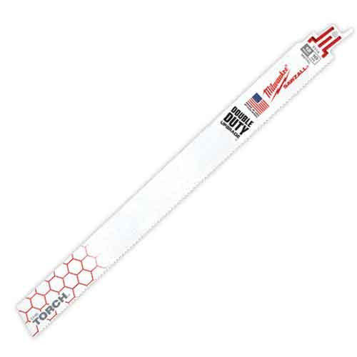 MILWAUKEE 48-00-5714 12" TORCH SAWZALL BLADE 10TPI - 5PK