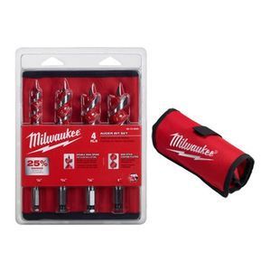 MILWAUKEE 48-13-4000 Spur Auger Bit 6-1/2" Set - 4PC