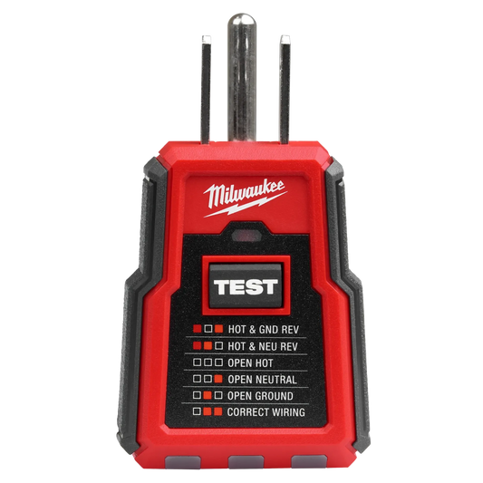 MILWAUKEE 2223-20 GFCI Receptacle Tester