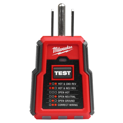 MILWAUKEE 2223-20 GFCI Receptacle Tester