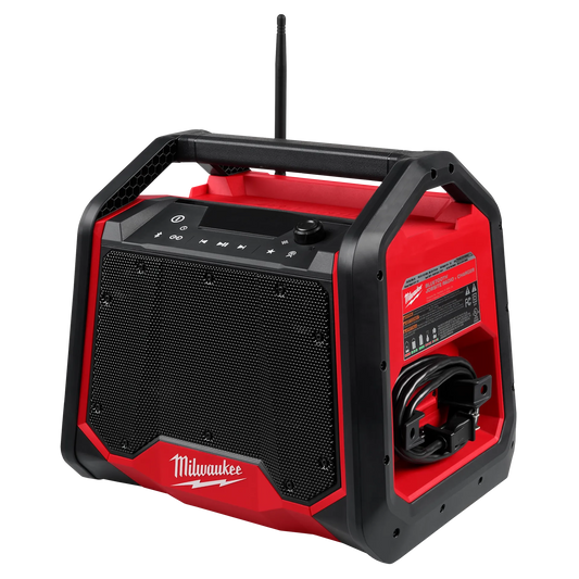 MILWAUKEE 2956-20 M18 BLUETOOTH® JOBSITE RADIO + CHARGER