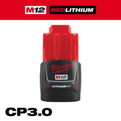 MILWAUKEE 48-11-2430 M12™ REDLITHIUM™ 3.0 Compact Battery Pack