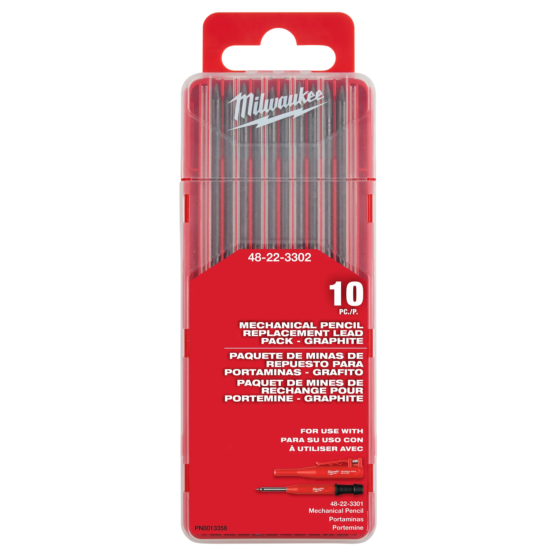 MILWAUKEE 48-22-3302 Mechanical Pencil Replacement Lead - Graphite