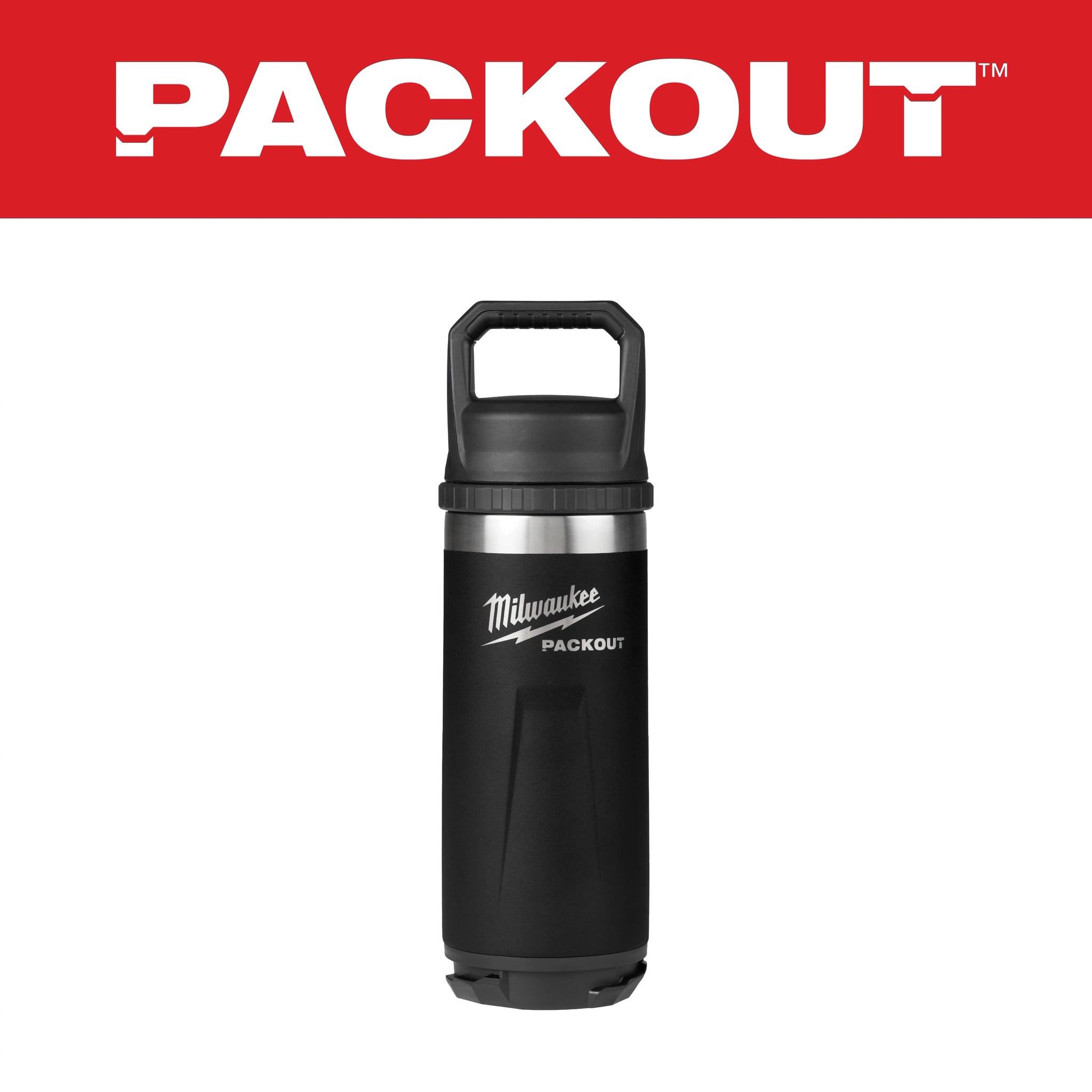 MILWAUKEE 48-22-8382 PACKOUT™ 18oz Insulated Bottle with Chug Lid