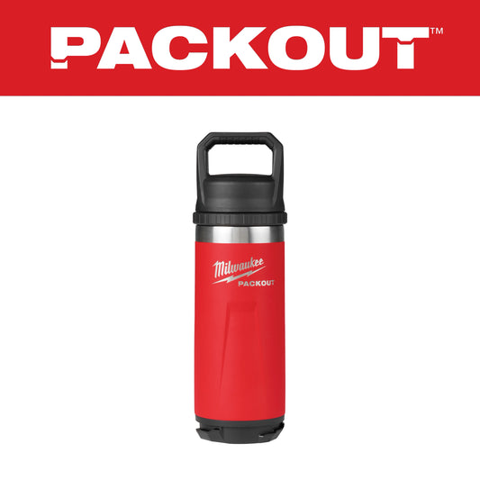 MILWAUKEE 48-22-8382 PACKOUT™ 18oz Insulated Bottle with Chug Lid