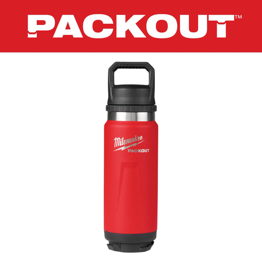MILWAUKEE 48-22-8396 PACKOUT™ 24oz Insulated Bottle with Chug Lid