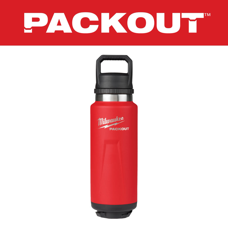MILWAUKEE 48-22-8397 PACKOUT™ 36oz Insulated Bottle with Chug Lid