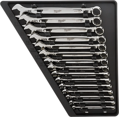 MILWAUKEE 48-22-9515 15pc Combination Wrench Set - Metric