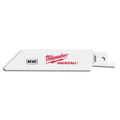 MILWAUKEE 49-00-5424 M12™ Hackzall™ Blade-Duct - 5PK