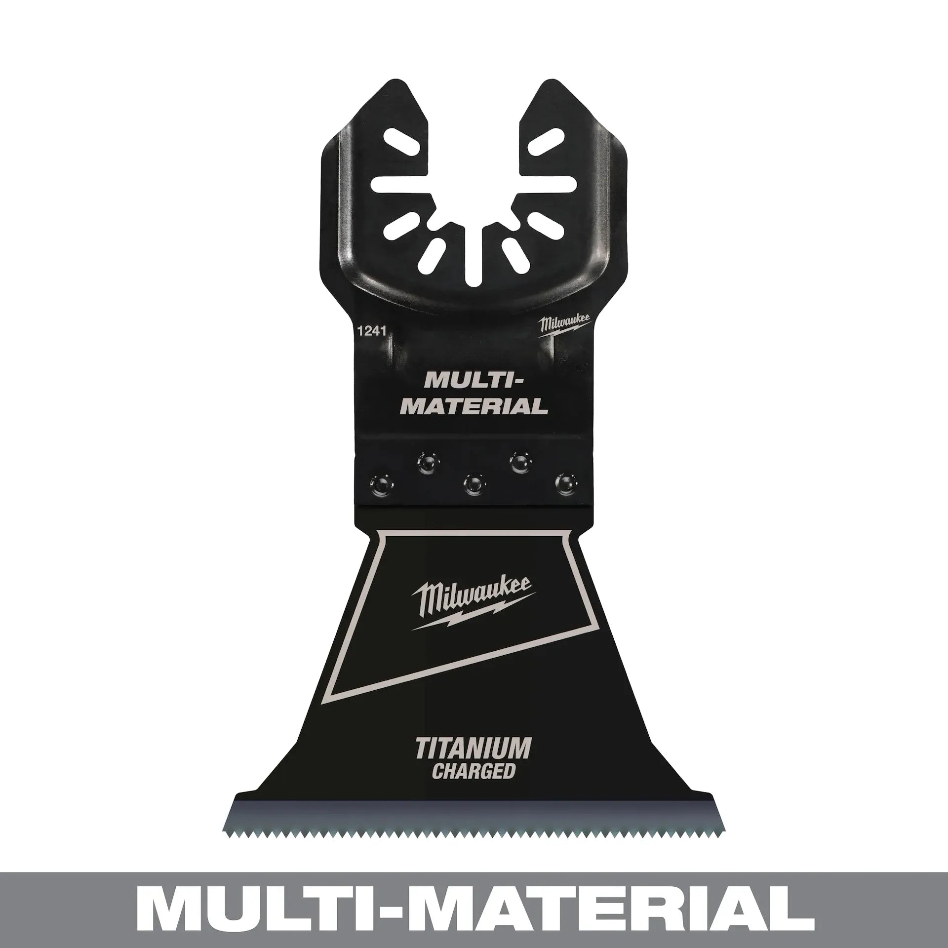 MILWAUKEE 49-25-1241 2-1/2” Bi-Metal Multi-Material Universal Fit Oscillating Multi-Tool Blade (1 PK)