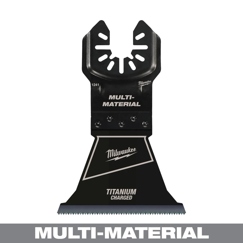 MILWAUKEE 49-25-1241 2-1/2” Bi-Metal Multi-Material Universal Fit Oscillating Multi-Tool Blade (1 PK)