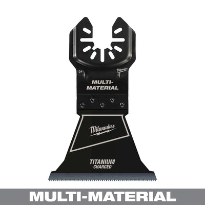 MILWAUKEE 49-25-1241 2-1/2” Bi-Metal Multi-Material Universal Fit Oscillating Multi-Tool Blade (1 PK)