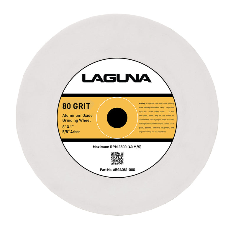 LAGUNA ABGAO81-080 80 GRIT ALUMINUM OXIDE WHEEL