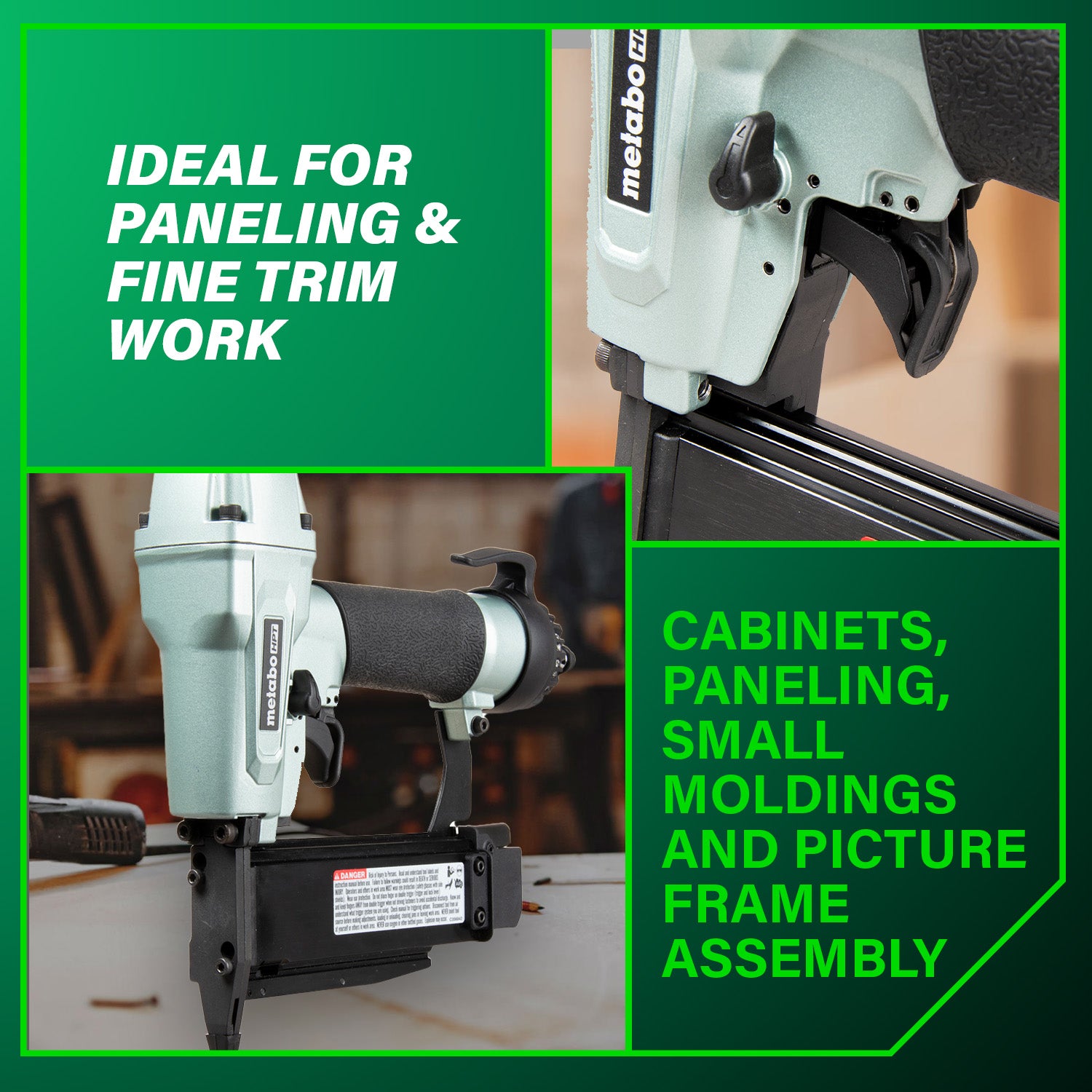 METABO NP50AM 23 Gauge 2 Inch PRO Pin Nailer