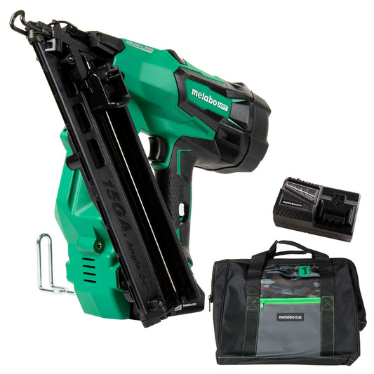 METABO NT1865DMASTM 18V 2-1/2 Inch 15 Gauge Angled Finish Nailer | Metabo HPT NT1865DMAS