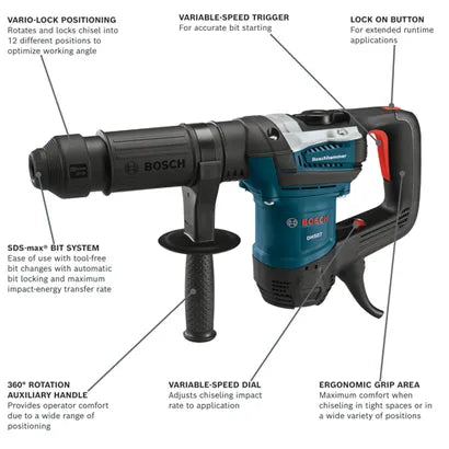 BOSCH DH507 10 Amp SDS-max® Demolition Hammer