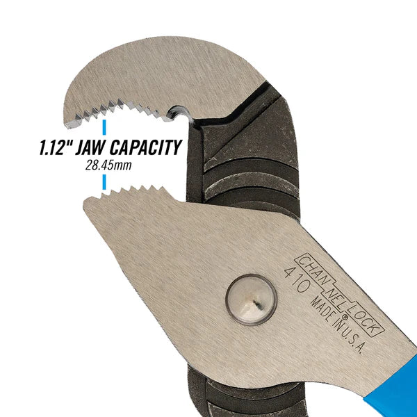 CHANNEL LOCK 410 9.5-inch NUTBUSTER® Parrot Nose Tongue & Groove Pliers
