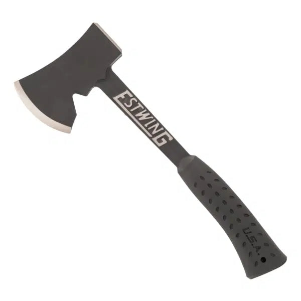 ESTWING EB-25A Camper’s Axe With Tent Stake Puller (Black)