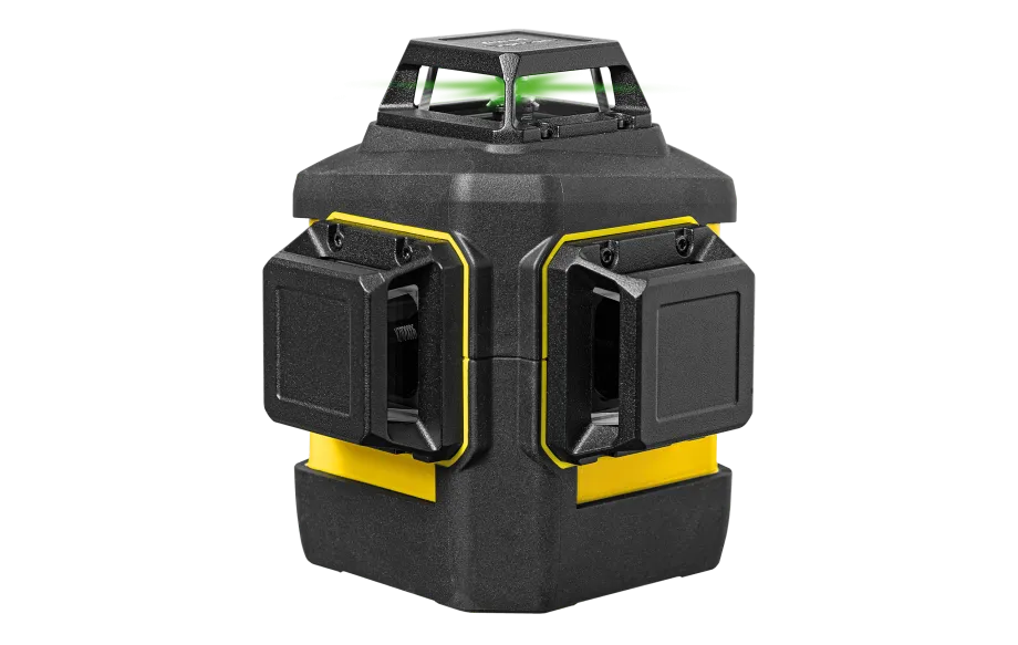 STABILA 03421 LAX 600 G 12V System Multi-Line Laser – Green Beam, 3x 360°, Self-Leveling w/ REC230RG  Receiver