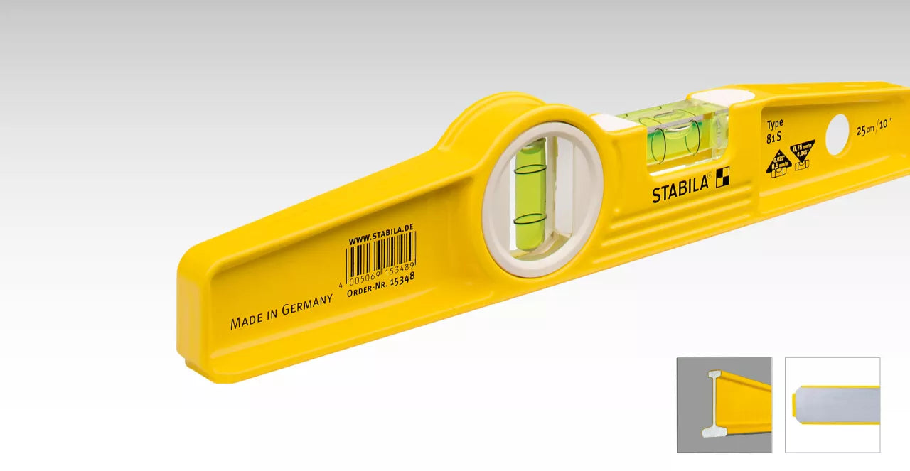 STABILA 78296 Spirit levels, Type 196 78 Complete 6 Level Set with Case