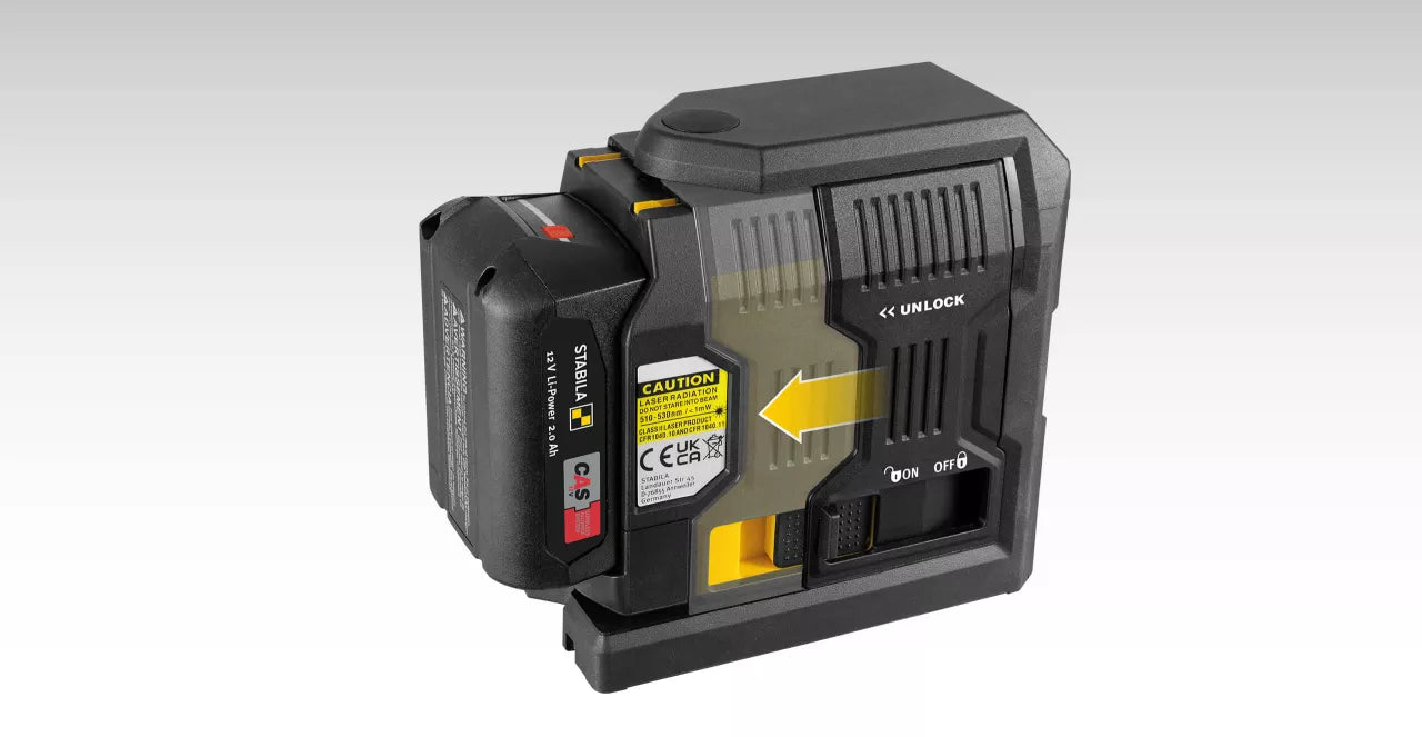 STABILA 03520 LAX 500 G CROSSLINE & PLUMB DOT LASER 7PC KIT