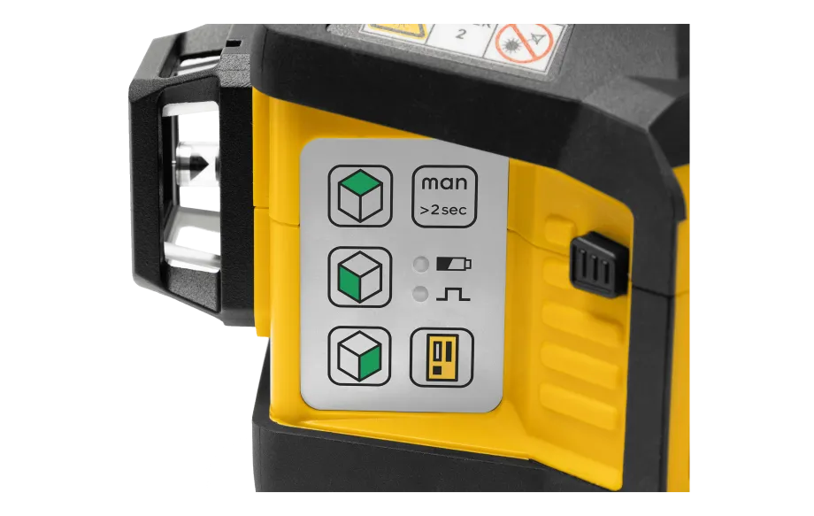 STABILA 03421 LAX 600 G 12V System Multi-Line Laser – Green Beam, 3x 360°, Self-Leveling w/ REC230RG  Receiver