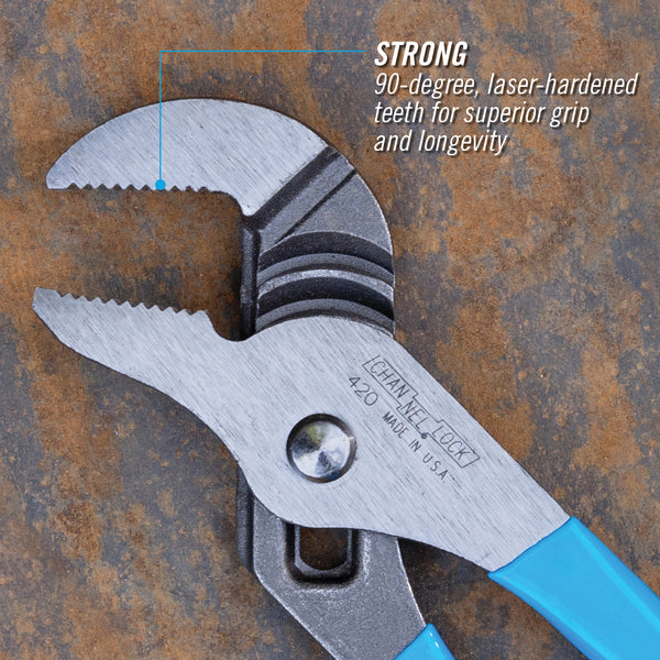 CHANNEL LOCK 420 9.5-inch Straight Jaw Tongue & Groove Pliers