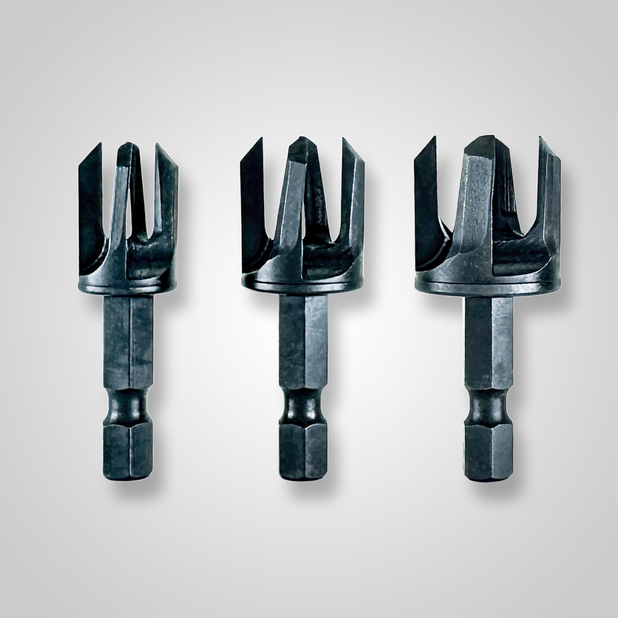 SNAPPY 43300 3-Piece Tapered Plug Cutter Set