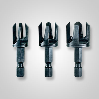 SNAPPY 43300 3-Piece Tapered Plug Cutter Set