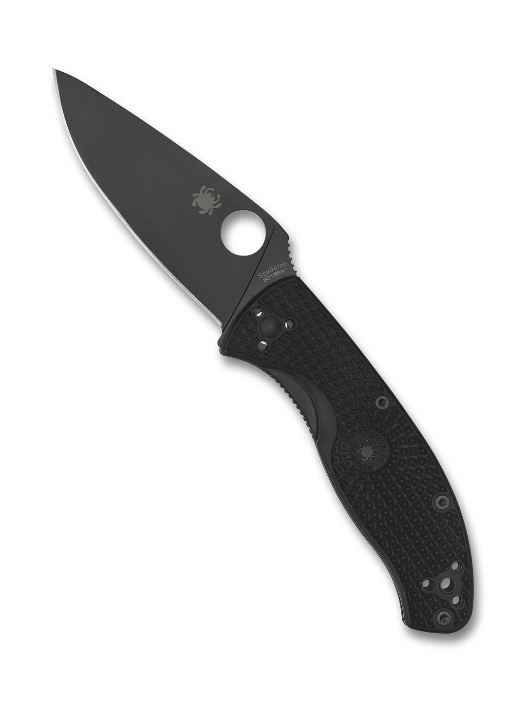 Spyderco Tenacious Lightweight Black Blade - PlainEdge (C122PBBK)