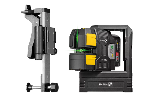 STABILA LAX 500G 12V Cross-Line & Plumb Laser – GREENBEAM Green Lines, Self-Leveling, IP54