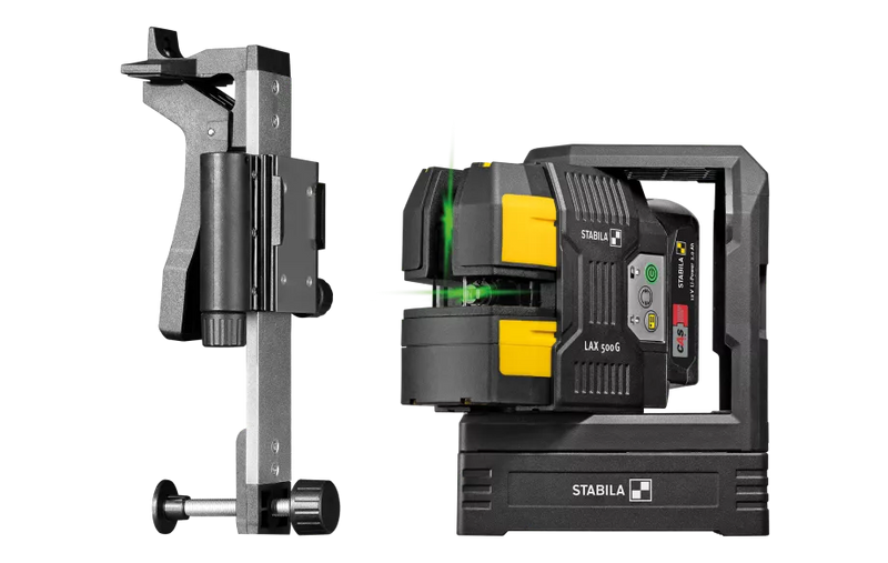 STABILA LAX 500G 12V Cross-Line & Plumb Laser – GREENBEAM Green Lines, Self-Leveling, IP54