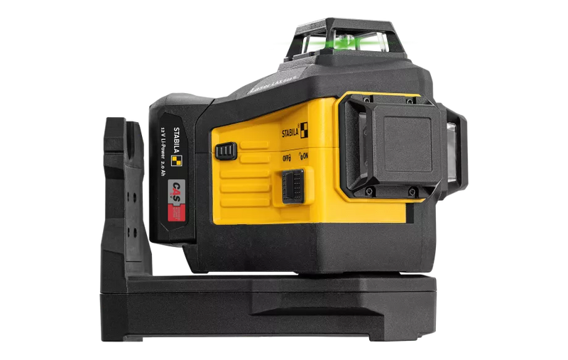 STABILA LAX 600 G 12V Multi-Line Laser – 3×360° Green Lines, Self-Leveling, IP65