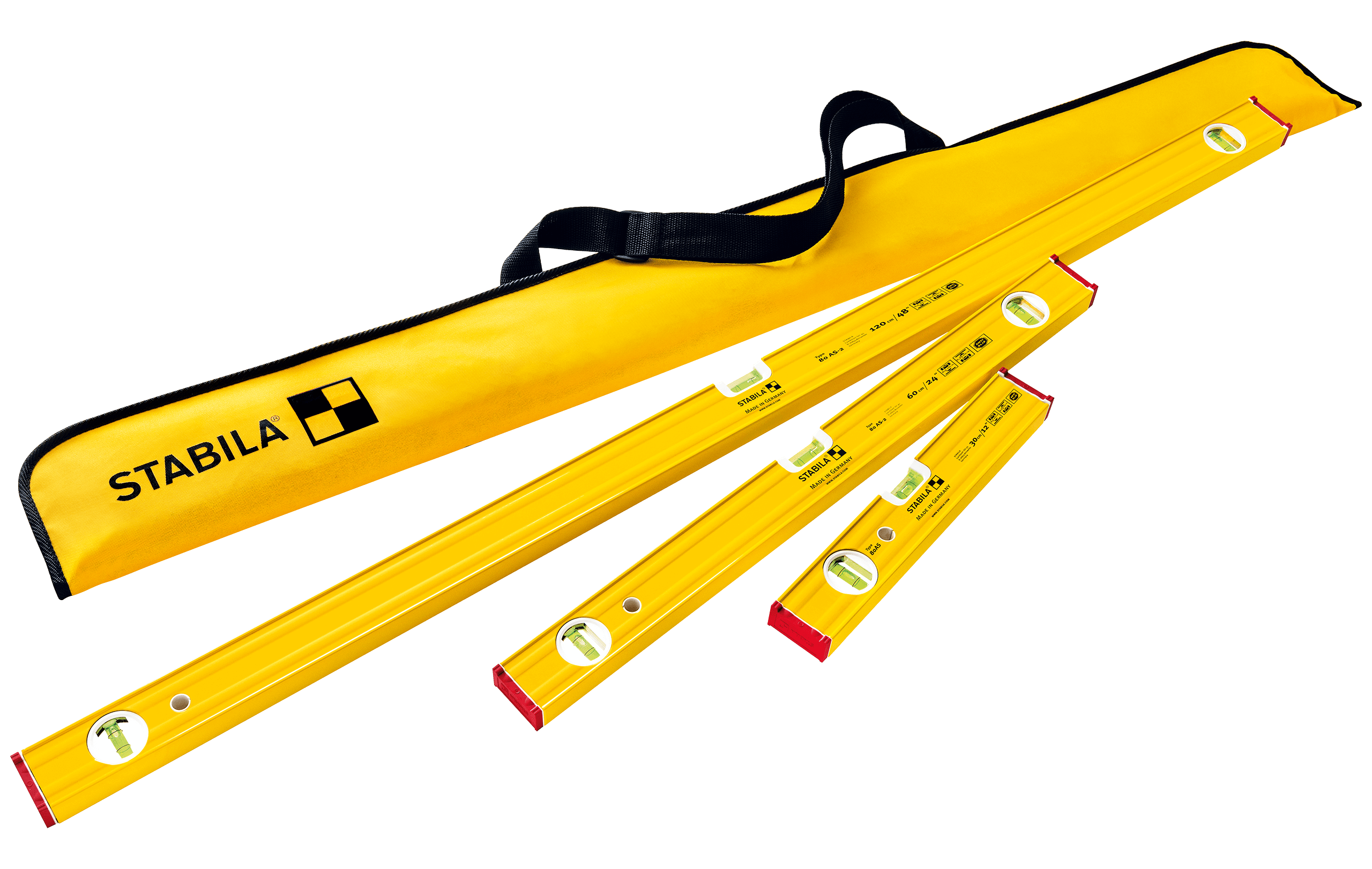 Stabila 29840 Pro Set 80 AS Spirit Levels – 12