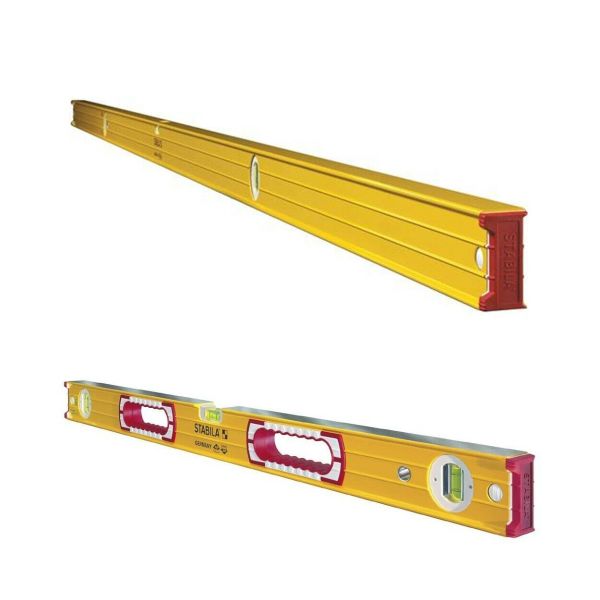 Stabila 37896 2 Piece Set of Spirit Levels, Type 196, Designed for Framers