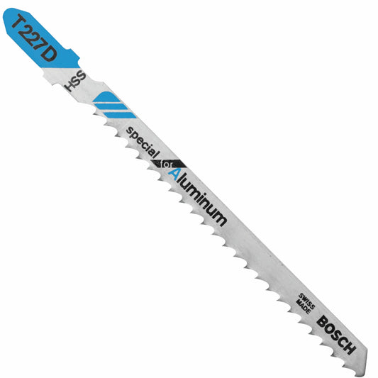 BOSCH T227D 4", 8TPI, HSS Bosch Shank Jigsaw Blade  (5 pk)