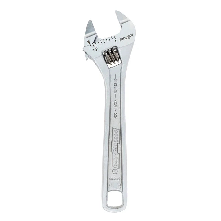 CHANNEL LOCK 804S 4-inch Extra Slim Jaw Adjustable Wrench