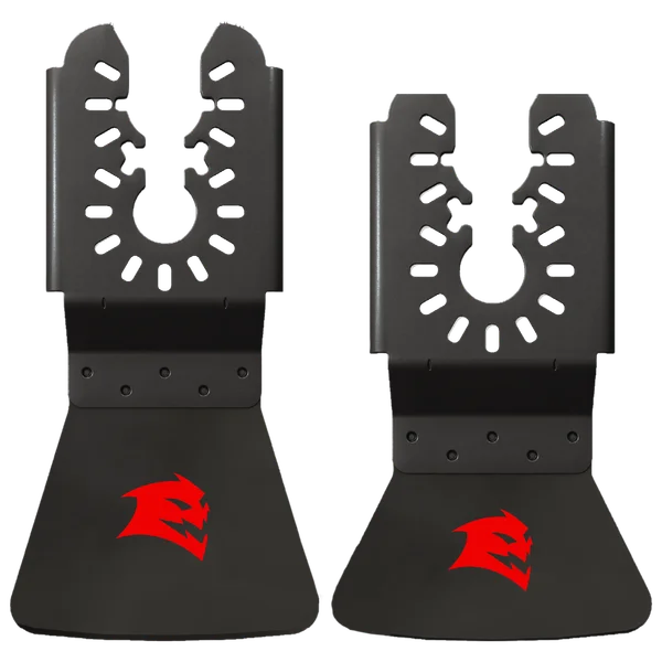 DIABLO DOUSCRP2 Universal Fit High Carbon Steel Oscillating Scraper Set for Adhesive Removal - 2PC