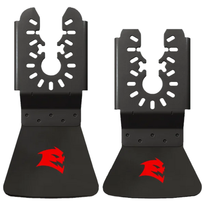 DIABLO DOUSCRP2 Universal Fit High Carbon Steel Oscillating Scraper Set for Adhesive Removal - 2PC
